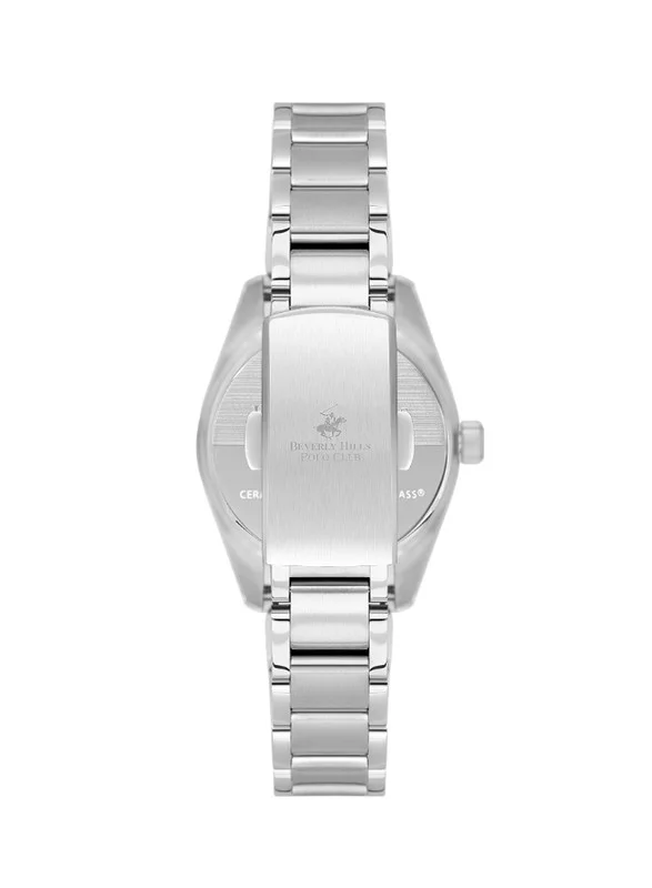 بيفرلي هيلز بولو كلوب Beverly Hills Polo Club BP3597X.330 Women Analog Display Watch & Metal Strap Silver