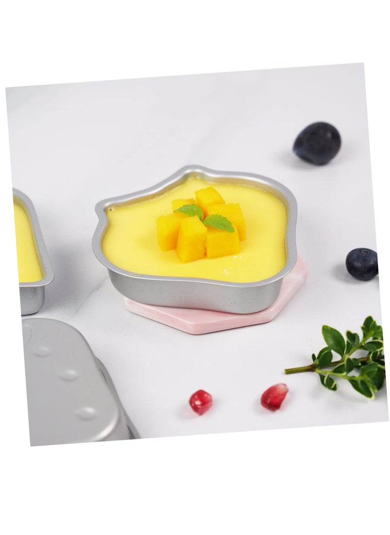 Excefore - Strawberry Silicone Mold, 16 Pcs Oven Baking Molds Muffin Mini Tart Pans Mini Cake Molds Silicon Cup Cakes Trays Individual Cheesecake Pans Tartlet Carbon Steel Bozai Cake Paper Cup - Image 1