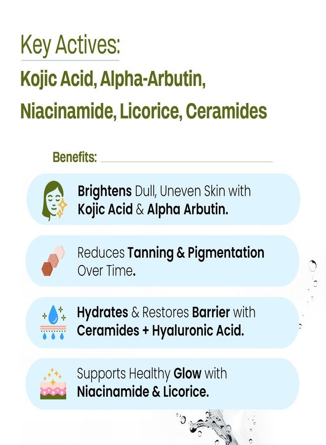 WILD OAK WildOak Brightening & DeTan Body Wash with Exfoliating Beads | Kojic Acid, Alpha Arbutin, Niacinamide & Hyaluronic Acid & Ceramides | Shower Gel for Tan Removal, Dark Spots & Pigmentation | 300ml - Image 4