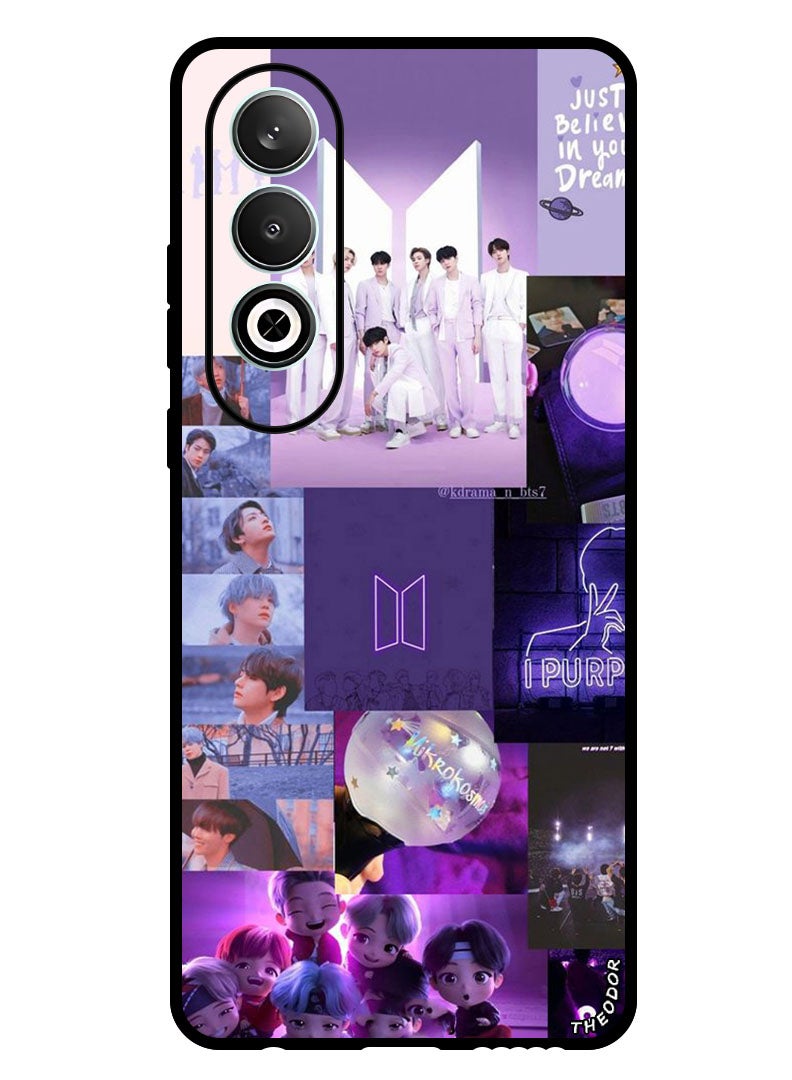 Theodor Protective Case Anti Scratch Shock Proof Bumper Cover For Oppo K12 BTS collage - Image 1