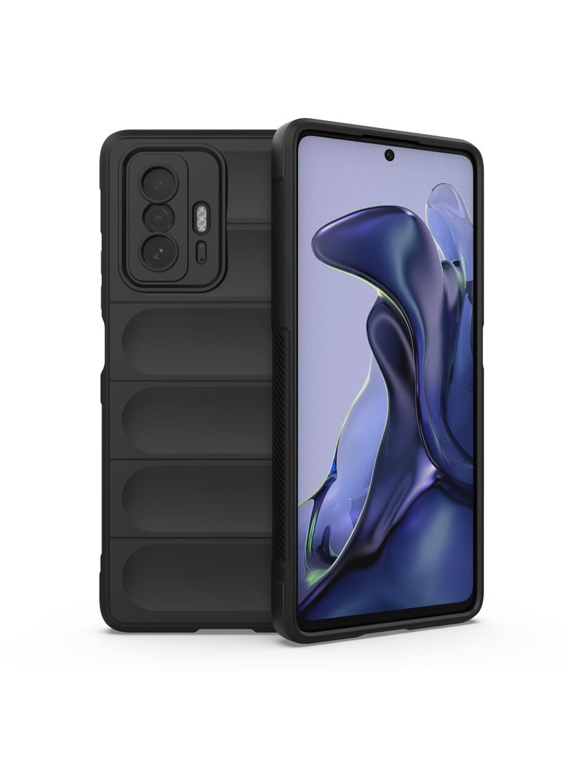 جراب موبايل ماجيك شيلد  سيليكون مضاد للصدمات وحمايه للكاميرا متوافق  Xiaomi 11T / 11T Pro (اسود) - Image 1