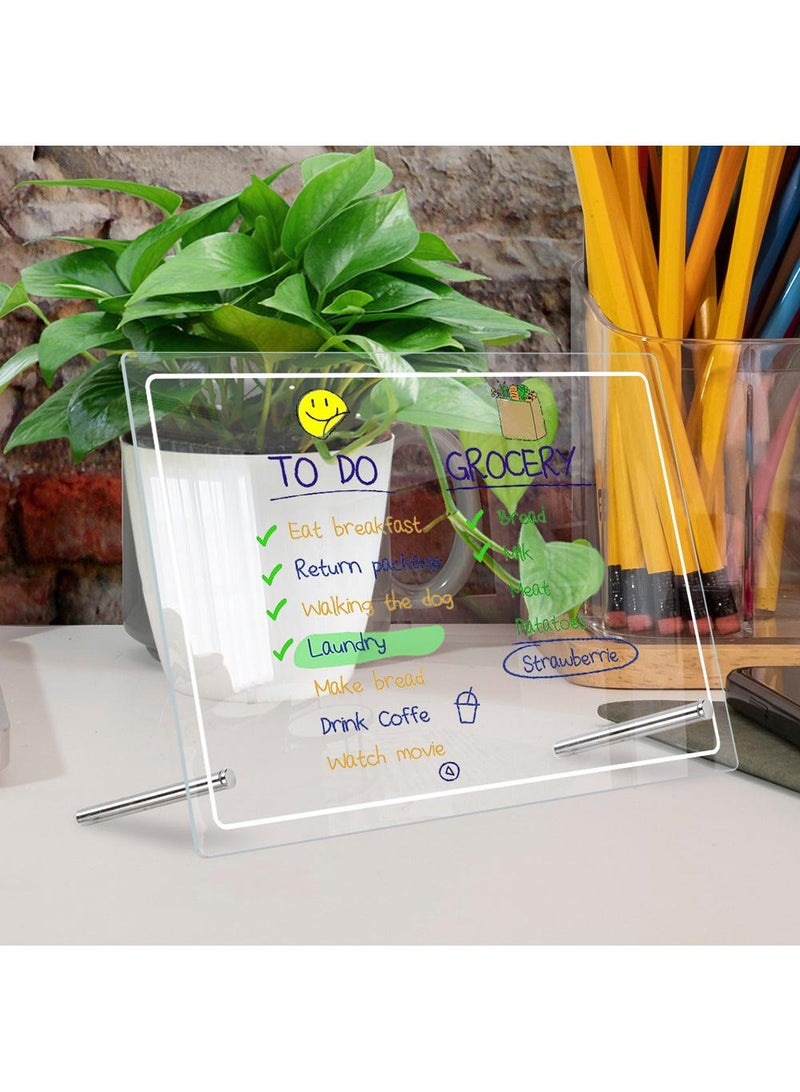 Acrylic Week Plan Desktop Memo Message Board Erasable Office Memo Writing Board - Image 2