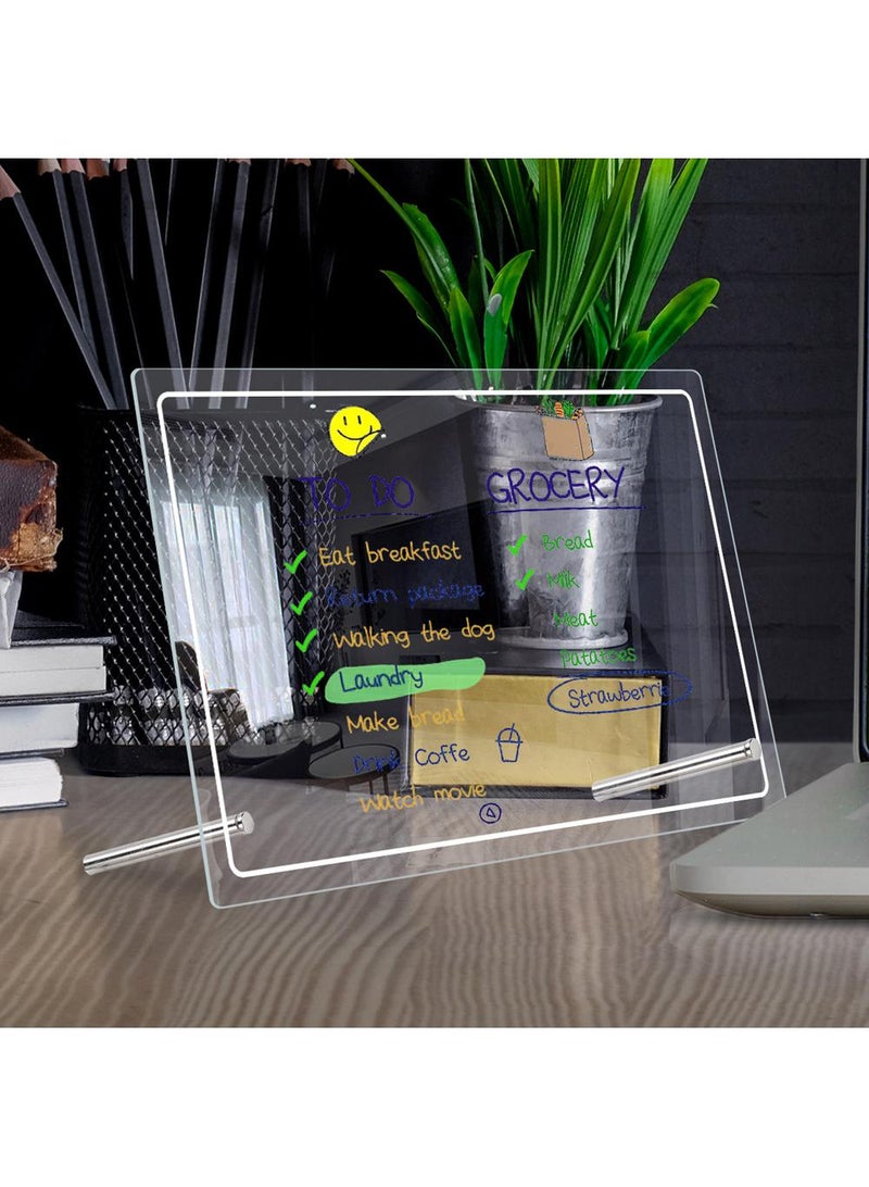Acrylic Week Plan Desktop Memo Message Board Erasable Office Memo Writing Board - Image 5
