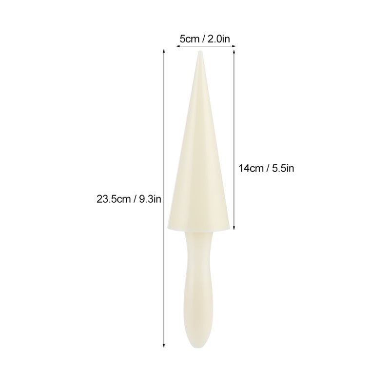 Ice Cream Cone Mold: Food Grade Thickened ABS, Non-stick & Easy To Clean - Ergonomic Grip DIY Mold for Home Kitchen Baking & Ice Cream Making - Image 5