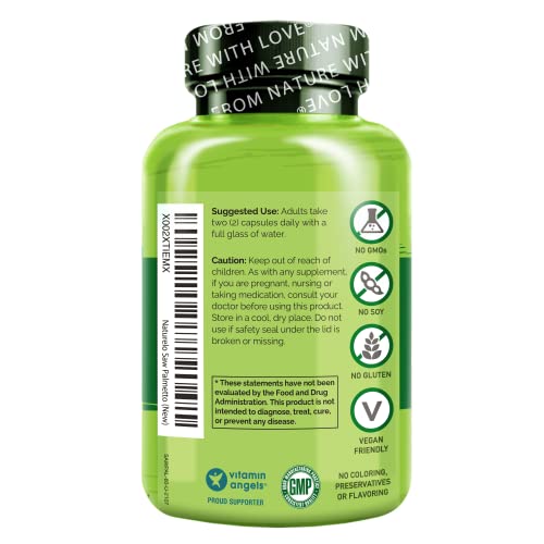 NATURELO Prostate Urinary Health Comprehensive Formula with Saw Palmetto Pygeum Tumeric Plant Sterols Broccoli and Lycopene 60 Vegetarian Capsules - Image 3