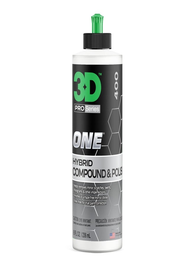 3D One Car Scratch & Swirl Remover - Rubbing Compound & Finishing Polish - Buffing Compound Swirl Remover - True Car Paint Correction 8oz. - Image 1
