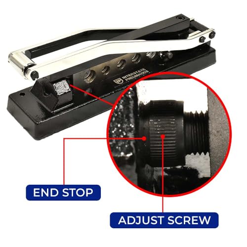 Interstate Pneumatics H8 Heavy Duty Standard Hose Crimper with 5 Dies - Image 3