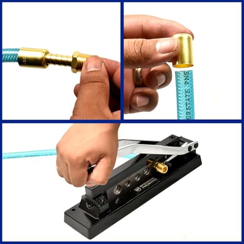 Interstate Pneumatics H8 Heavy Duty Standard Hose Crimper with 5 Dies - Image 4