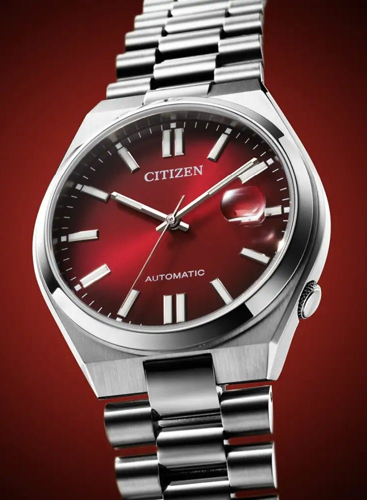 Citizen Boutique Citizen NJ0150-56W Tsuyosa Automatic Red Dial Men Watch - Image 4