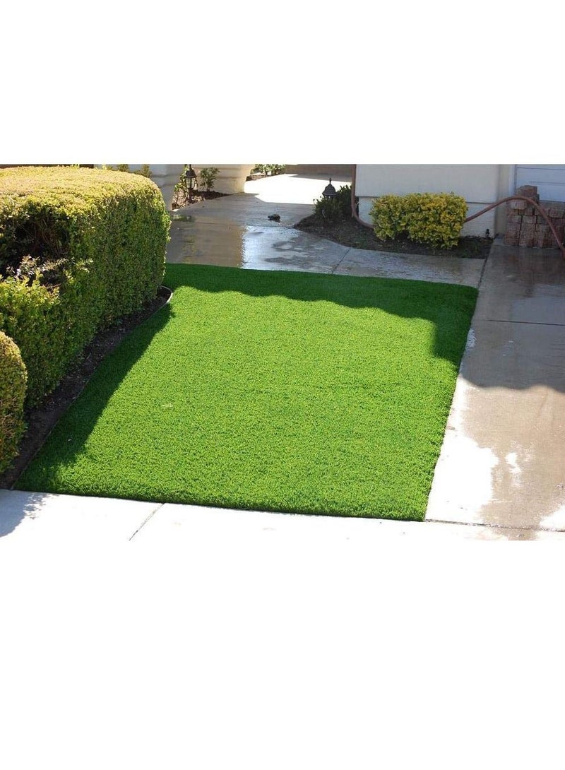سجادة عشب اصطناعي عالية الكثافة FFD لباب حديقة الشرفة أخضر 2x5m - Image 5
