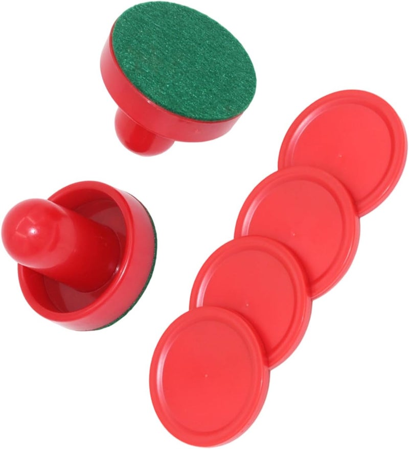 UncleS Air Table Hockey Game Pusher With 4 Pucks Standard Air Hockey Paddle And Pucks Table Pusher Set Enduring Paddle And - Image 1