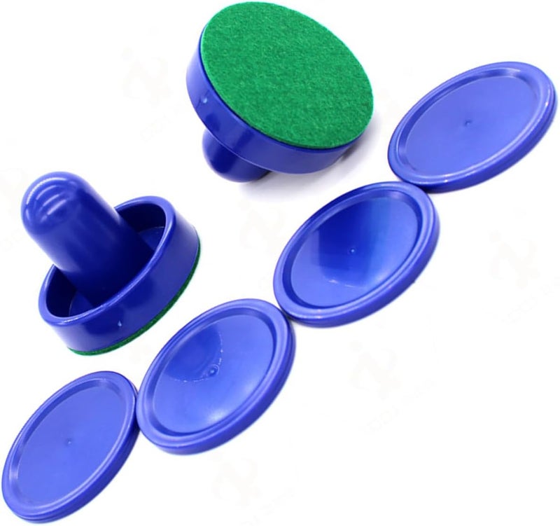 UncleS Air Table Hockey Game Pusher With 4 Pucks Standard Air Hockey Paddle And Pucks Table Pusher Set Enduring Paddle And - Image 4