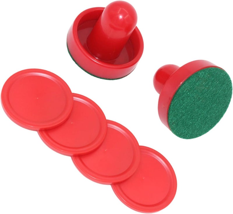 UncleS Air Table Hockey Game Pusher With 4 Pucks Standard Air Hockey Paddle And Pucks Table Pusher Set Enduring Paddle And - Image 5