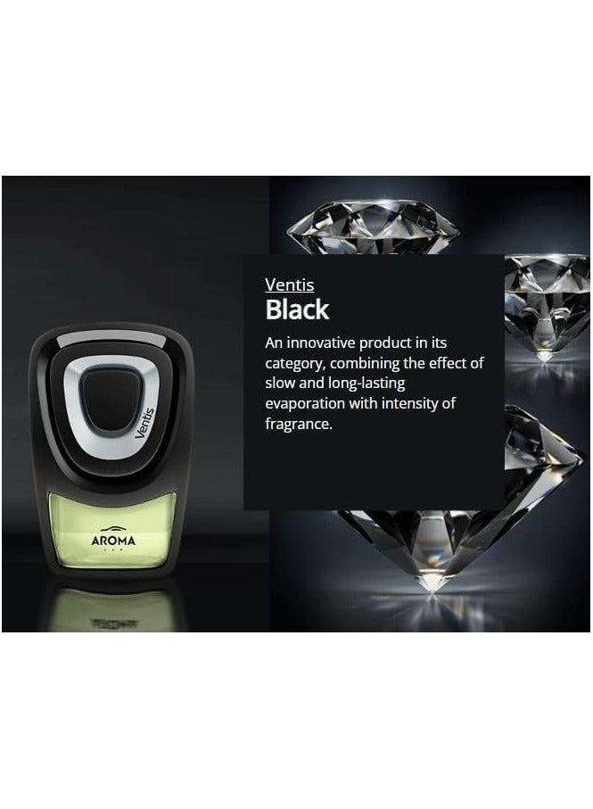 أروما معطر جو أروما فينتس بلاك للسيارة، 8 مل، 3 مرات أكثر كثافة (صنع في بولندا) - Image 2