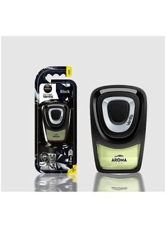 Aroma معطر هواء بفتحة تهوية للسيارة من أروما فينتس بلاك آيس، 8 مل، 3 مرات أكثر كثافة (صنع في فرنسا)  - Image 1