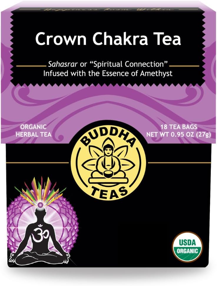 BUDDHA TEAS شاي بودا تيز العضوي للأعشاب لشاكرا التاج - Image 1