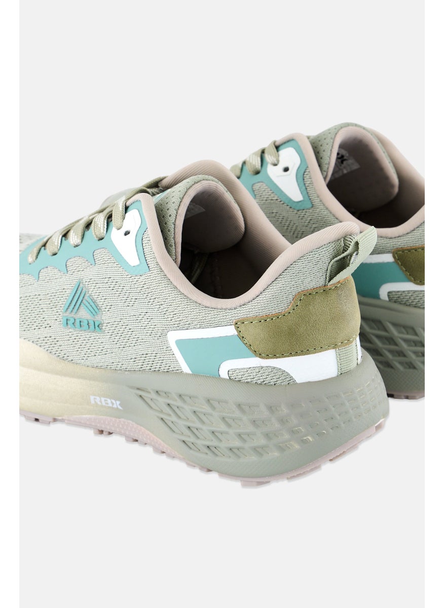 RBX - Women Lace Up Training Shoes, Sage Green Combo - Image 1