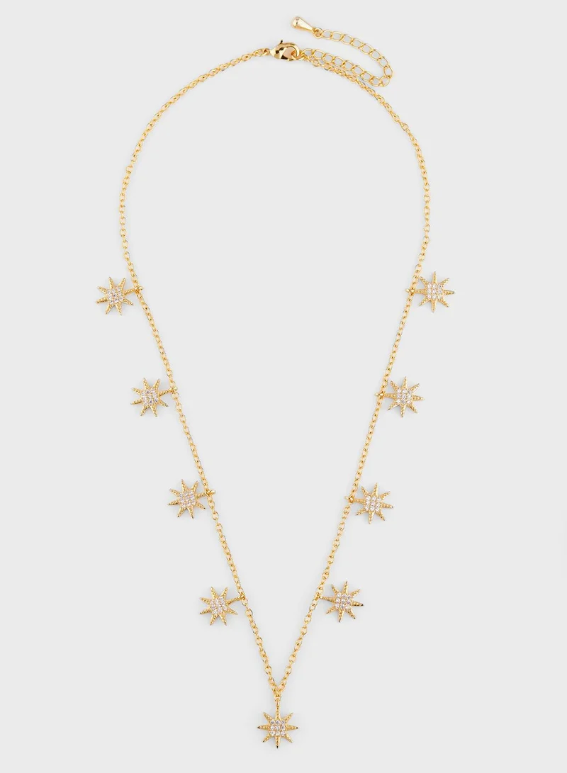 Fashionbox Stars Charms Necklace