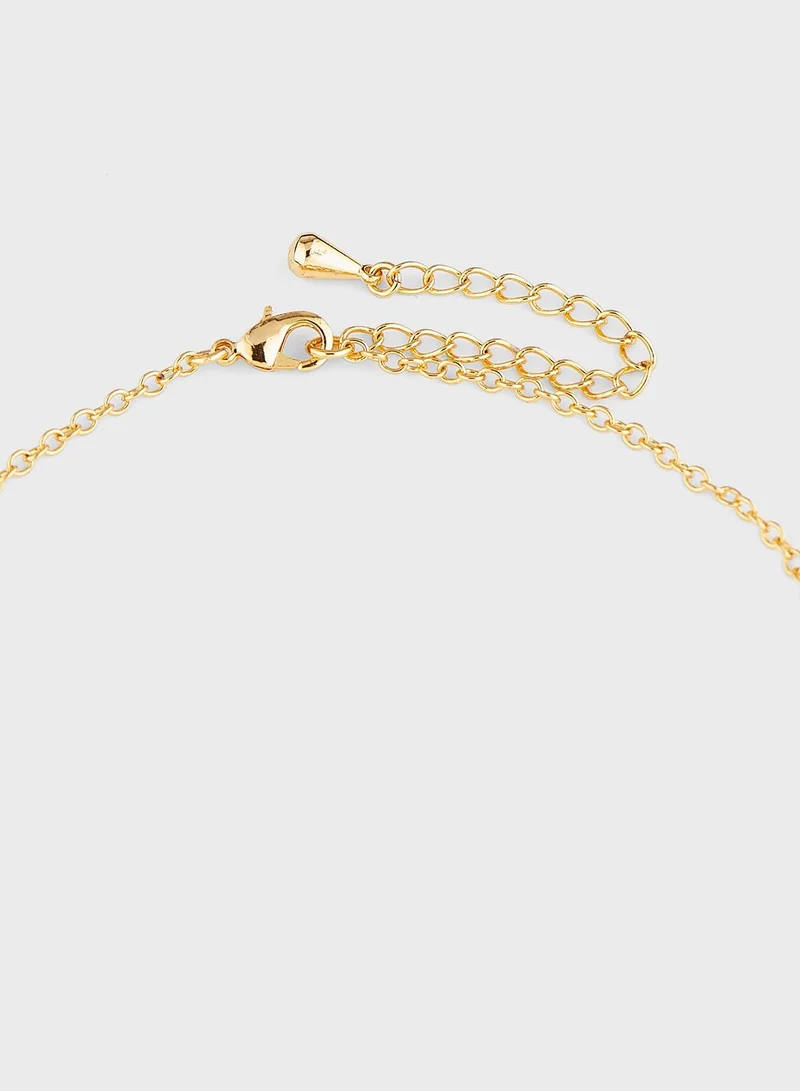 Fashionbox Stars Charms Necklace