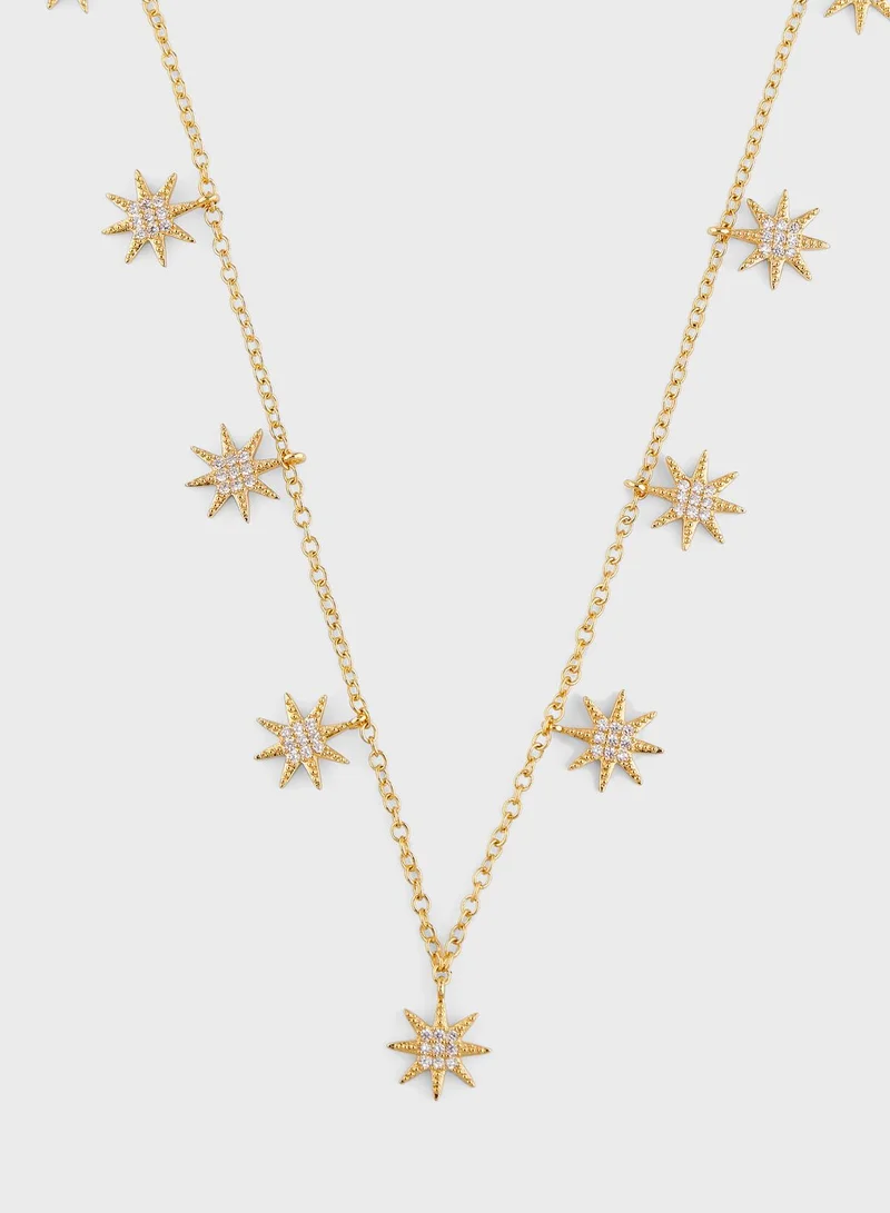 Fashionbox Stars Charms Necklace