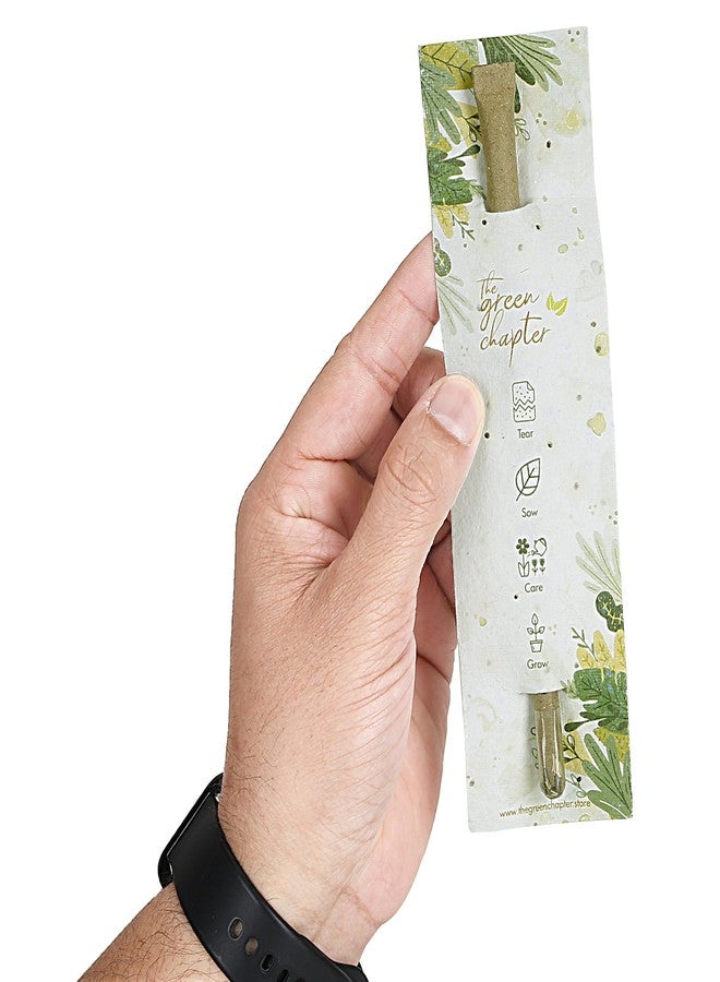 The Green Chapter Gift Set Girls Boys | Ecofriendly Plantable | 2 Seed Pencil in Plantable Pack | 1 Seed Pen | 1 Diary | 1 Jute Bag - Image 3