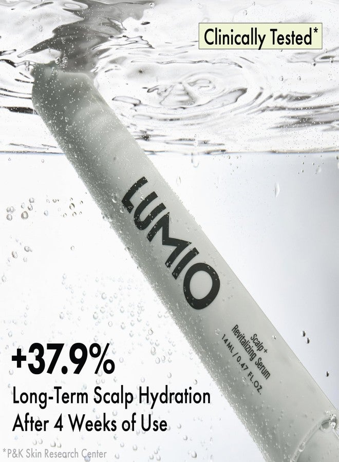 Lumio Scalp+ Revitalizing Serum with Cooling Metal Ball | Portable Serum for Sensitive Dry Itchy Scalp, Instant Cooling, Non-Greasy Daily Use, Sulfate-Free, 0.47 fl.oz - Image 4