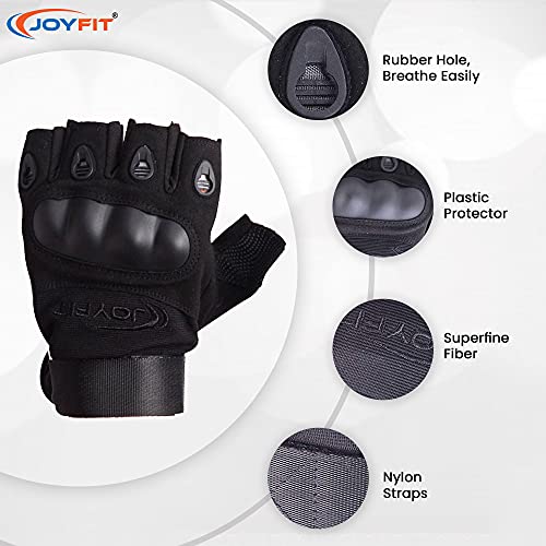 JoyFit Workout Gloves with Wrist Support, Comfortable Padding and Finger Protection for Home and Gym Training, Fitness, Weightlifting, Exercise, Calisthenics, Pull ups for Men and Women (Pair) - Image 2