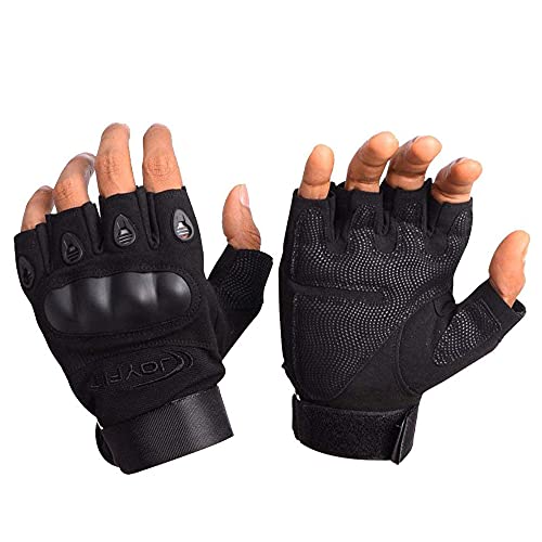 JoyFit Workout Gloves with Wrist Support, Comfortable Padding and Finger Protection for Home and Gym Training, Fitness, Weightlifting, Exercise, Calisthenics, Pull ups for Men and Women (Pair) - Image 1