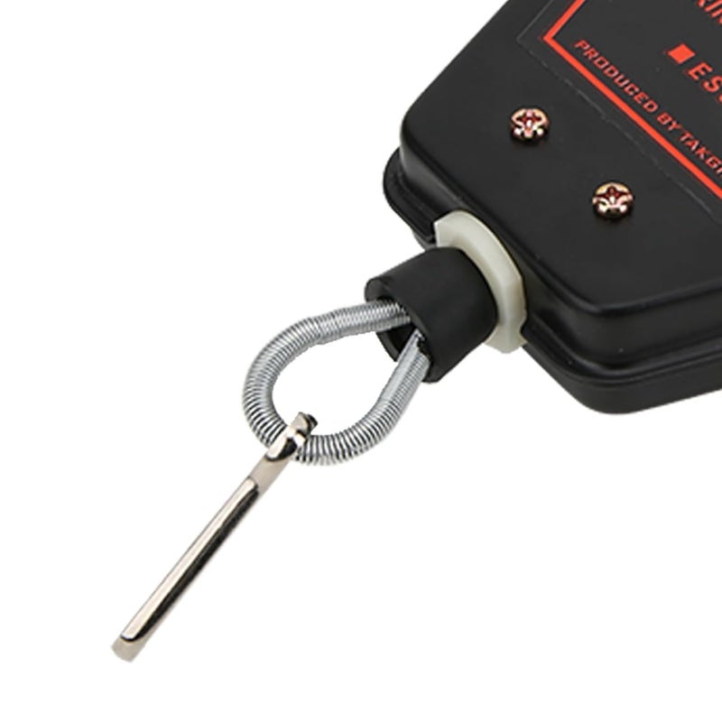 Spring Balancer, 0.6-2.0 kg Retractable Scale Wire Rope Balancer Tool Holder Hanger, Metal and Rubber Wall Pulley, Prevent Damage to Tools and Improve Working Efficiency, ES620