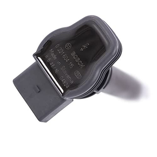 BOSCH 0221604115 OE Ignition Coil - Compatible with Select Audi A3, A4, A5, A6, Allroad, Q3, Q5, R8, RS4, RS5, TT; Volkswagen Beetle, CC, Eos, Golf, GTI, Jetta, Passat, Rabbit, Tiguan - Single - Image 3
