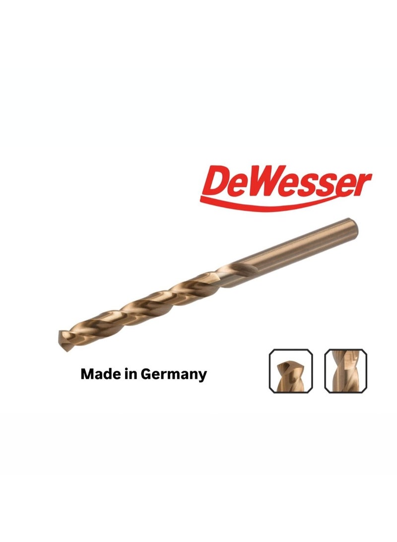 DeWesser HSS Cobalt Drill Bit – 4 mm Diameter, Precision German-Made 3 PC - Image 1