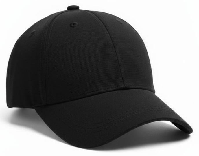 بريميم قبعة بيسبول سوداء بسيطة - فخامة يومية للجنسين - Image 1