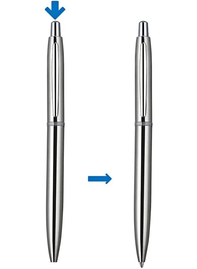 ChaoQ 3 Pcs Retractable Metal Ballpoint Pens, for Gift, Business, Office - Image 4