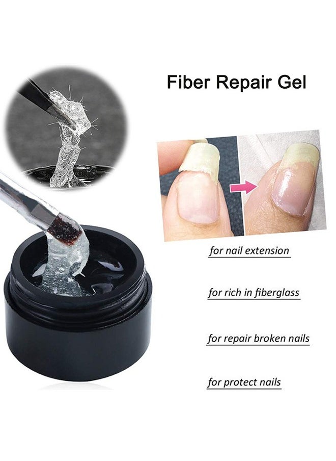 HY LED/UV Gels Builder Gel Clear, Nail Extension Repair Gel, Nail Repair Gel Transparent Nail Light Therapy Extension Gel, 2 oz  - Image 4
