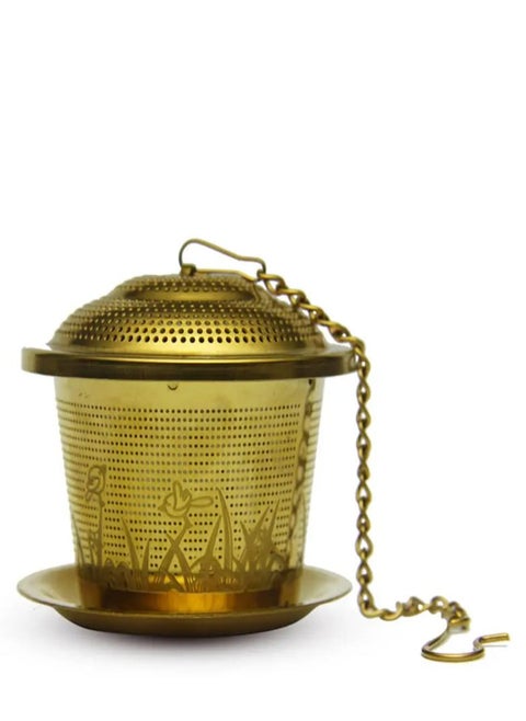 Durable Fine Mesh Infuser With Tray Basket Strainer Filter Stainless Steel Perfect Size Suitable To Any Teapot Mugs Cups To Steep Loose Leaf Tea
