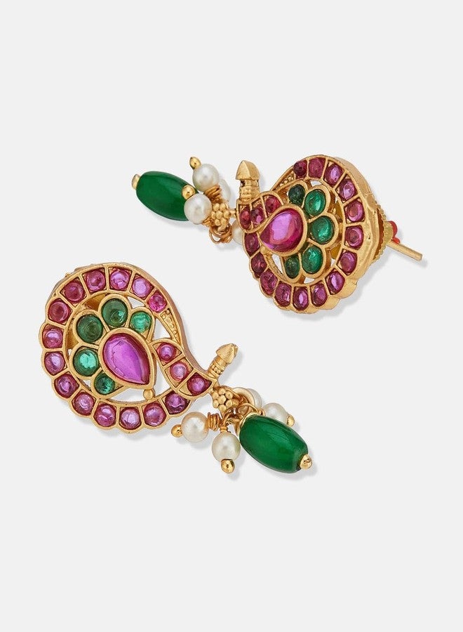 Fabindia Metal Stud Earrings - (20255071) - Image 4