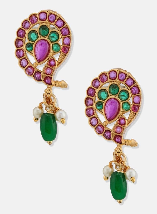 Fabindia Metal Stud Earrings - (20255071) - Image 3