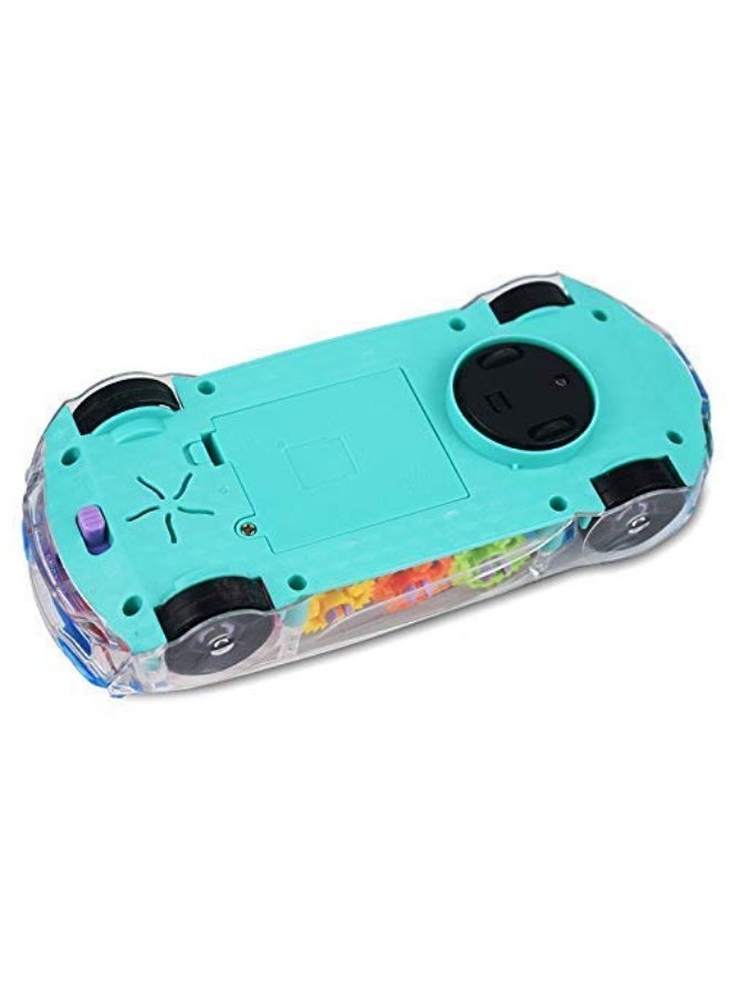 TOY GARDEN - Transparent Concept car 3D Super Car Toy, Car Toy for Kids with 360 Degree Rotation, Gear Simulation Mechanical Car, Sound & Light Toys for Kids Boys & Girls - Image 1