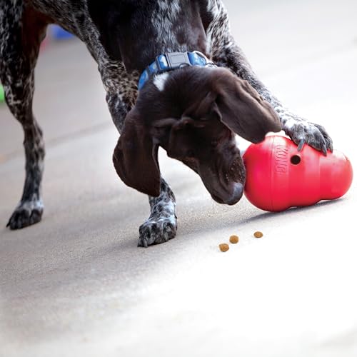 KONG Wobbler Interactive Dog Toy for Treat Dispensing Dog Slow Feeder for Healthy Eating for MediumSmall Dogs - Image 3