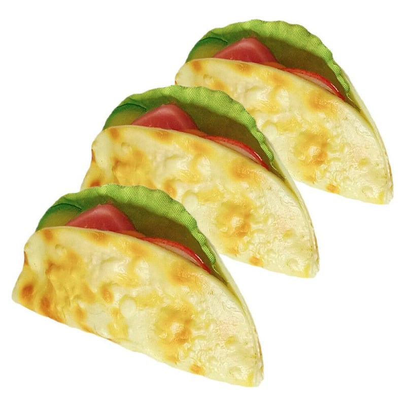 Realistic Pancake Taco Burrito Food Model Decorative Display Prop Kitchen Shop Decor - Image 2