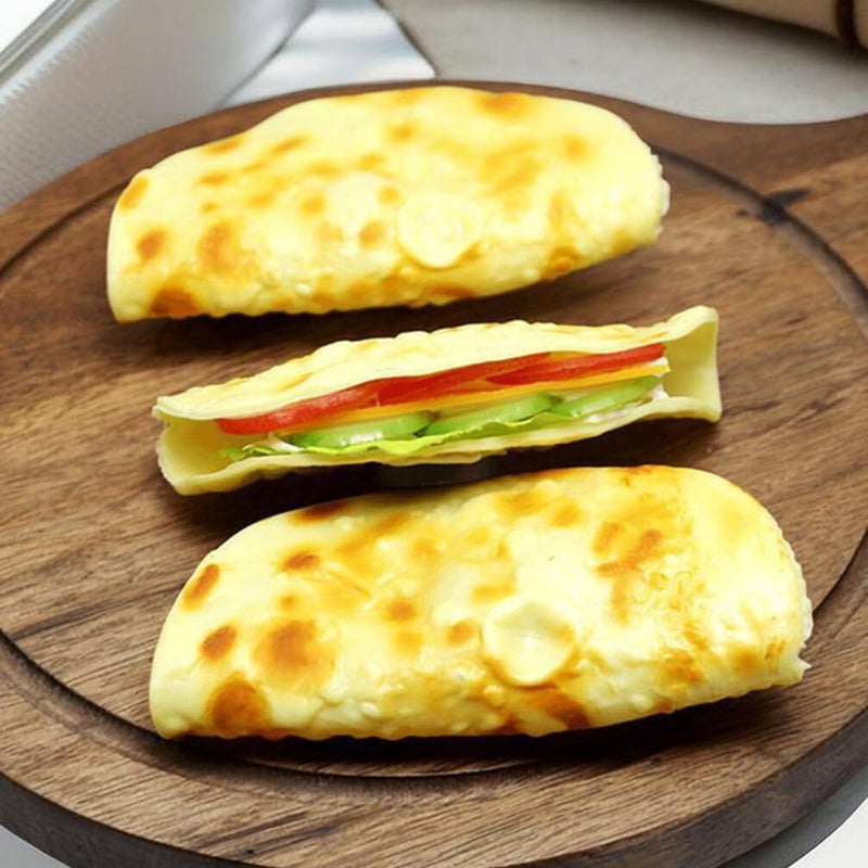 Realistic Pancake Taco Burrito Food Model Decorative Display Prop Kitchen Shop Decor - Image 4