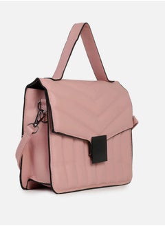 Haute Sauce Luxe Quilted Pink Cross Body Bag  - Image 2