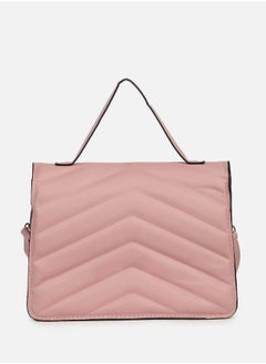 Haute Sauce Luxe Quilted Pink Cross Body Bag  - Image 1