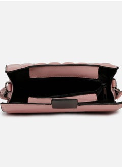Haute Sauce Luxe Quilted Pink Cross Body Bag  - Image 4