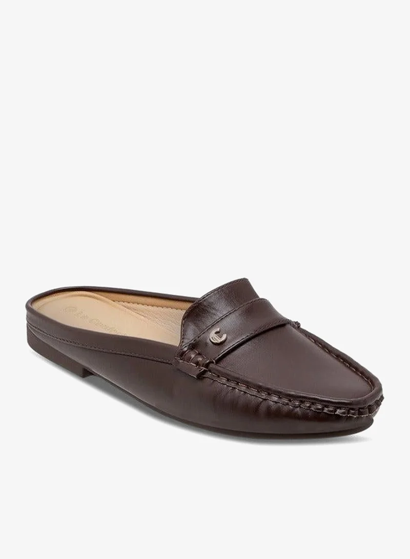 Le Confort Women's Metal Accent Slip-On Mules