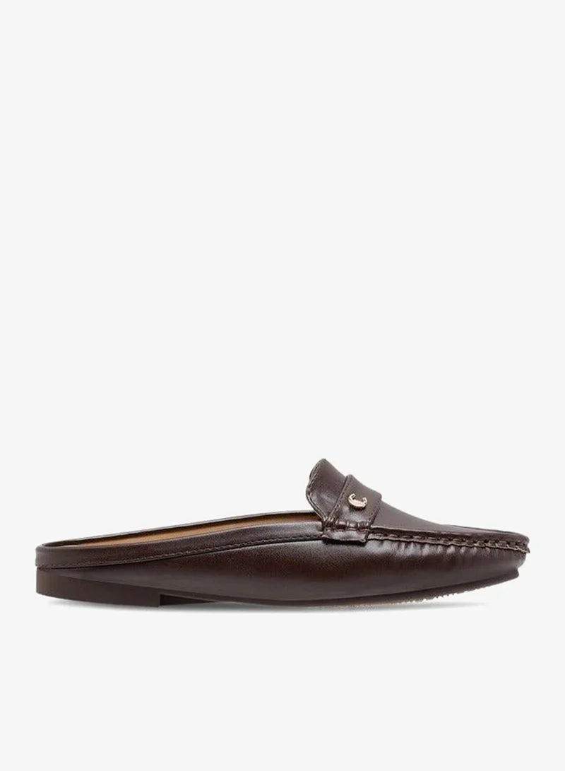 Le Confort Women's Metal Accent Slip-On Mules