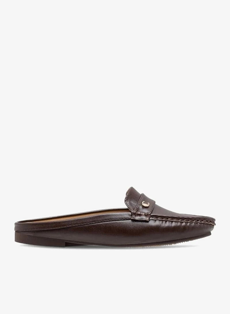 Le Confort Women's Metal Accent Slip-On Mules