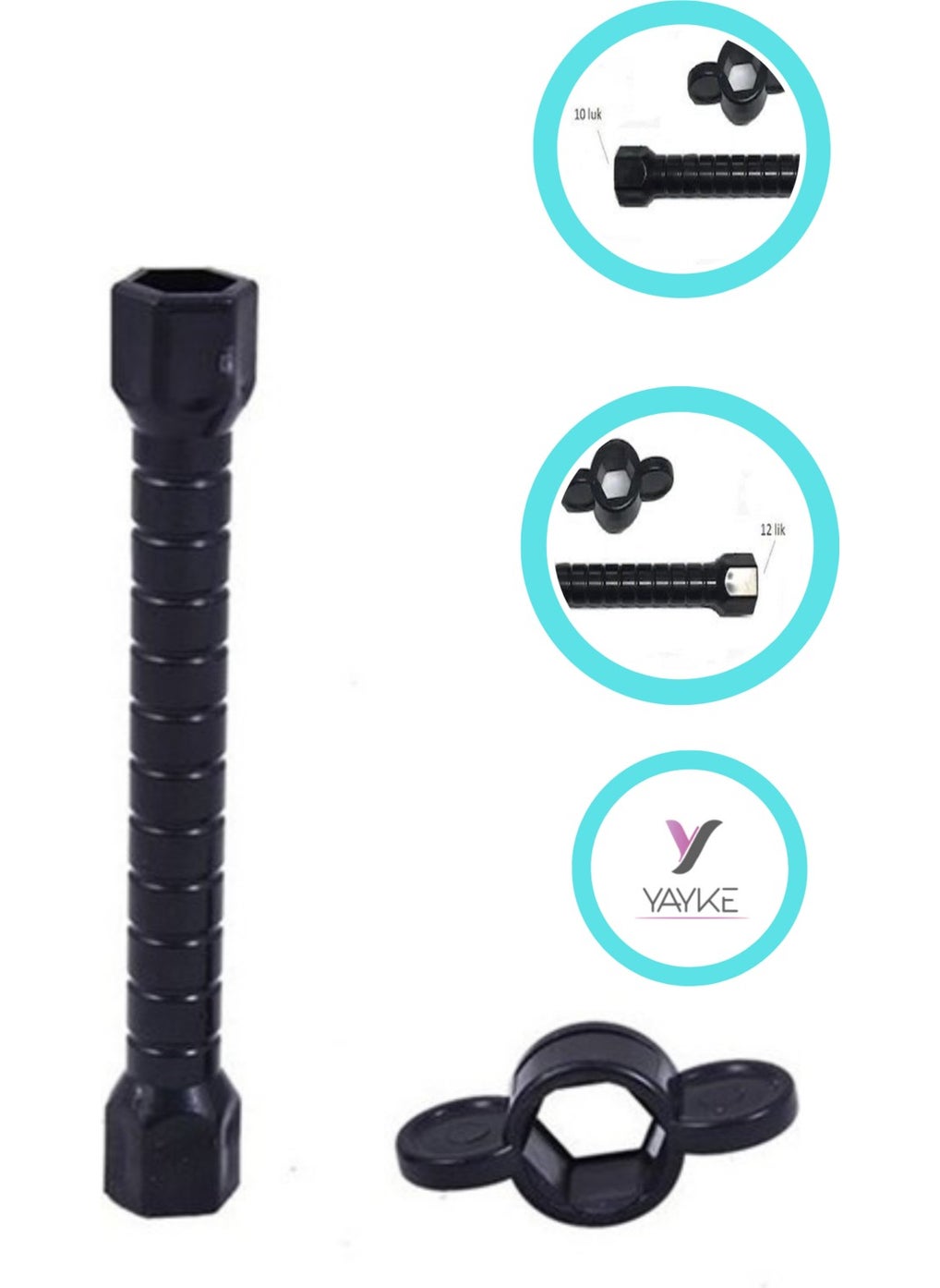 Yayke - Faucet Under-Faucet Mounting Fixing Screw Nut Tightening Tool Sleeve Wrench 10-12 - Image 1