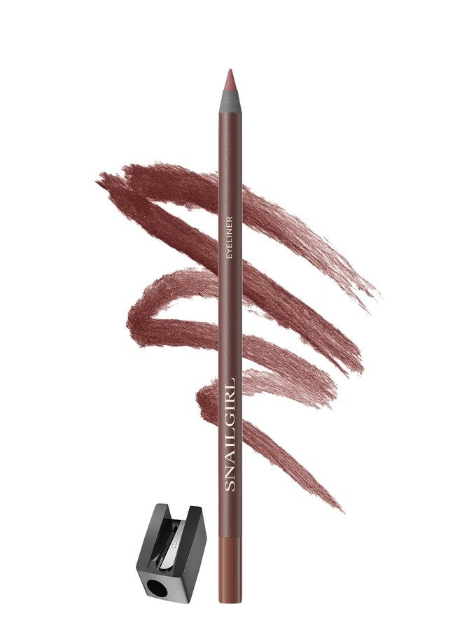 BAISEN DIARY Plum Eyeliner for Older Women, 24HR Waterproof Eyeliner Pencil with Built-In Sharpener - Long Lasting, Smudge-Proof, Creamy Glide, Bold Pigment, Vegan & Sensitive Eye Safe (Plum) - Image 1