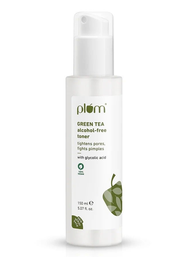 Green Tea Face Toner For Oily Acne Prone Skin Facial Toner for Glowing Skin Shrinks and Tightnes Pores Controls Excess Oil 150ml